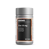 Amazon-Marke: Solimo Nahrungsergänzungsmittel mit Zink 15 mg, 365 Tab