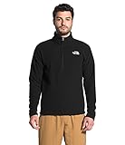 THE NORTH FACE Men's Textured Cap Rock Jacket, Quarter-Zip, Black, M