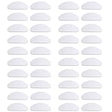 20 Paare Brille Nasenpads Brillen Pads Anti Rutsch Silikon Weiche Nasenpads Selbstklebende Nasenpads Adhesive Nasenpads Nasenpolster Brillen Pads für Gläser Sonnenbrille Brille (Transparent, 1.5 mm)