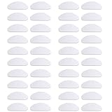 20 Paare Brille Nasenpads Brillen Pads Anti Rutsch Silikon Weiche Nasenpads Selbstklebende Nasenpads Adhesive Nasenpads Nasenpolster Brillen Pads für Gläser Sonnenbrille Brille (Transparent, 1.5 mm)