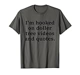 I'm hooked Funny Quotes - schwarzer Schriftzug T-S
