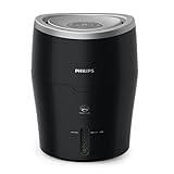 Philips Series 2000 Luftbefeuchter – Lufterfrischer für Räume bis 40 m², mit NanoCloud-Technologie, 3 Geschwindigkeitsstufen, Sleep-Modus, 2-Liter-Tank (HU4814/10)