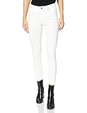 VERO MODA Damen Vmhot Seven Mr Slim Push Up Ank Pants Jeans, Bright White, M 34L EU