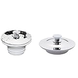 Abflussstopfen Haarsieb StöPsel Badewanne BadewannenstöPsel Universal WaschbeckenstöPsel KüChe WaschbeckenstöPs FüR Dusche, Badewanne 42-44Mm Badewanne Loch Und 40-50Mm Abflusssp