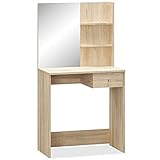 JJFF Schminktisch Spanplatte 75×40×141 cm E