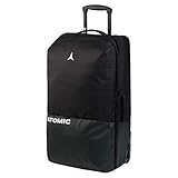 Atomic Damen/Herren Reisekoffer, 40 Liter, 54 x 37 x 21 cm, Polyester, Cabin Trolley, schwarz/schwarz, AL5037720