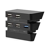 CUTULAMO Adapterzubehör Erweiterungs-Hub, einfache Installation Schlanker, abgeschrägter, Flacher Splitter-Expander für für 4