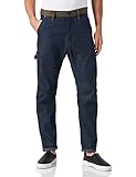 G-STAR RAW Mens Grip 3D Relaxed Tapered PM Jeans, Blau (raw Denim C970-001), 33W / 34L