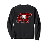 Hoyt Bär Custom Red Buffalo Plaid Weihnachtspyjama Sw