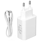 Annadue USB C Ladegerät, 18W USB C Wall Charger Block Type C PD 3.0 Schnellladegerät mit Ladeleitung für Smartphone Tablets(EU)