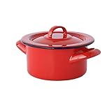 EMA-LION Emaille Kochtopf, Induktion (12 cm - 0,5 L)