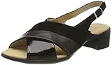 ara Damen LUGANO Riemchensandalen, Schwarz 01), 42 EU(8 UK)