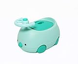 ACMA Töpfchen mit Lenkrad Kinder Toliete Babytopf Toiletten-Training Lerntöpfchen (Minze)