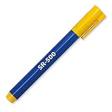 Prüfstift Geldschein Tester Geldscheinprüfstift Geldprüfstift SR-500 Prüfer Geldprüfer Geldscheinprüfer (blau mit gelben Kappen 3 Stück)