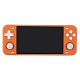 Powkiddy RGB10MAX Handheld Arcade Spielkonsole, 64G Retro WiFi Spielekonsole mit 10,000 Klassischen Spielen, Open Source Linux-System, 5 Zoll IPS, RK3326 Handkonsolen - Orang