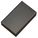 HQAA Zigaretten Box 20 Sticks Schwarz Zigarettenetui Für Männer Für Männer Aluminium-zigarettenetui Nicht Leicht Zu Rostig Tragbare Zigarettenpackung(Size:8.9 * 5.7 * 2.4CM)