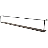 mokebo® Wandboard ‘Die Landungsbrücke’ aus Metall, Hängeregal, Wandregal & Bücherregal | 100x16x8 (B/H/T in cm)