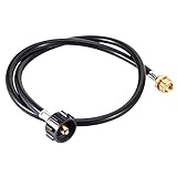 Alacritua Gasschlauch BBQ Grill Umrüstset Adapterset, Propangasschlauch Umrüstset Kartusche Auf Gasflasche Für Gasgrills Kocher Heizer Camping BBQ Weber Propanöfen, 6 F