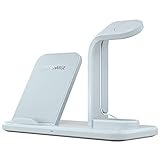 Ashley GAO 15 W 3 in 1 Qi Wireless Ladegerät für Apple Watch SE 6 5 4 für iPhone für Samsung S20 S10E S9 Schnellladehalterung