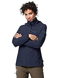 Jack Wolfskin Damen Stormy Point Jacket W atmungsaktive Regenjacke, Blau (midnight blau), L