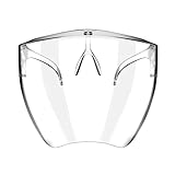 Reitmaske - Sicherheitsgesicht Schild Schutzbrillen Transparente Atmungsaktive Schutzvisier-Augenschutz-Augenschild-Mund-Voll-Gesichtsschutz Guard (M)