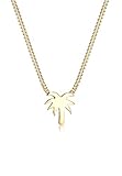 Elli Halskette Damen Palme Strand in 925 Sterling Silber verg