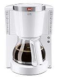 Melitta 1011-04 Look Selection Kaffeefiltermaschine -Aromaselector -Glaskanne weiß