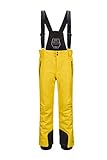 Killtec Herren Enosh Funktionshose Mit Abnehmbaren Trägern, Kantenschutz Und Schneefang, gelb, 4XL