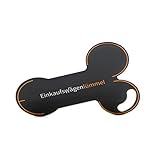Code24 Einkaufswagenlöser „Einkaufswagenlümmel“ Schwarz - Praktischer Einkaufschip Schlüsselanhänger mit Motivationsspruch & Schlüsselfinder, inkl. Registriercode für Schlüsselfundservice, Key-F