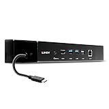 LINDY 43319 USB 3.2 Gen 2 Typ C Mini Docking Station - HDMI, PD 3.0 100W, USB 3.2 Gen 2, Gigab