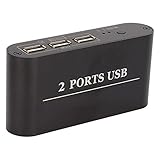 Bewinner KVM Switch HDMI 2 Port Box, HD Multimedia Interface KVM Switcher 4K 30Hz Share 2 Computer to One Monitor with USB Cab