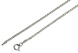 SILBERMOOS Forzatinakette Gliederkette elegant massiv stabil Damen Kette Qualitätskette aus Italien 925 Sterling Silber 42 45 50 cm, Länge:50