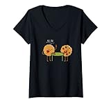 Damen All In Cookie I Schokoladenkeks I Pokerspieler I Poker T-Shirt mit V