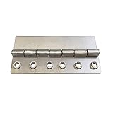 DINGMINGMING scharnier 10 STÜCKE Kugellager Türscharniere, Eisen-Flügelschweißscharnier für den Fahrgestellschrank mit Extraktionsloch 88,7 * 38 * 1,5 mm (Size : 88.7 * 38 * 1.5mm)