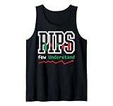 Forex Market Trading PIPs Graphic Kerzenständer Tank Top