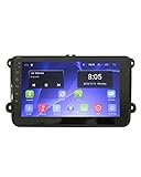kitbooly 2 Din Android 9.1 Autoradio GPS Player Fit for VW/Volkswagen/Golf 5/Passat/B7/B6/Skoda/Seat/Octavia/Polo/Tiguan 1 Din AutoradioAutoradio(Color:4G 2G 32G)