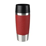 Emsa 513356 Travel Mug Classic Thermo-/Isolierbecher | Fassungsvermögen: 360 ml | hält 4h heiß/ 8h kalt | 100% dicht | auslaufsicher | Quick-Press-Verschluss | 360°-Trinköffnung |