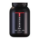 Runtime Meal - 15 Mahlzeiten | vollwertiger Mahlzeitersatz für langanhaltende Sättigung, Energie, Konzentration und Leistungsfähigkeit, mit Vitaminen und Nährstoffen (Strawberry)