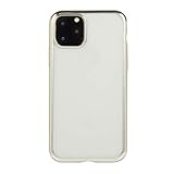 Ebogor für. Galvanik-TPU-Schutzhülle für iPhone 11 Pro max (Color : Silver)