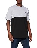 Vans Herren Colorblock Tee T-Shirt, Athletic Heather-schwarz, L