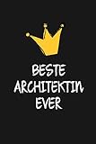 Beste Architektin: DIN A5 • 120 Punkteraster Seiten • Kalender • Notizbuch • Notizblock • Block • Terminkalender • Abschied • Geburtstag • Ruhestand • Abschiedsgeschenk • Arbeitskolleg