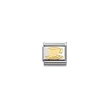 Nomination Composable Classic Daily Life Edelstahl und 18K-Gold (Espresso-Tasse) 030109