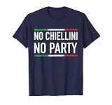 No Chiellini No Party Italien 2021 Trikot-Design T-S