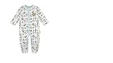 Steiff Indi bär Baby Einteiler/Strampler/Overall,weiß Gemustert L002022328 gr.68