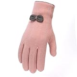 BGUK Winterhandschuhe Damen Touchscreen Handschuh Warme Rutschfest Handschuh Outdoor Handschuhe Thermal Fleece F