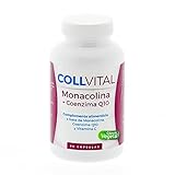 Coenzyme Q10 Tabletten Rote Reishefe mit Monacolin und Coenzym Q 10 Tabletten zur Senkung und Kontrolle des Cholesterinspiegels 90 Kapseln Pflanzliche Hefe Roter Reis und Coenzym Q 10