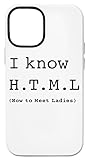 I Know HTML iPhone 12 Mini Schutz Handyhülle Protective Phone Case + Silikonschicht Silicone Lay