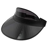 Freak Scene Retro Schildkappe - Sun Visor Cap - 80s Poker Visier Mütze - Farbe: schwarz-schw