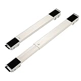Waschmaschinenständer,Einstellbar mobiler Kühlschrank Basis Möbel,Universal Zwischenbaurahmen Home Appliances Waschmaschinen Trockner,Sockel mit 24 wheel,300 kg Tragkraft ( Color : 2 pieces White )