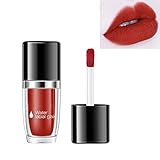 Gouache Lip Glaze, Matter Lippenstift, langanhaltend und natürlich, nicht leicht zu verblassender Lippenstift, Make-up-Puder, Lippenschlamm auftragen (01#)